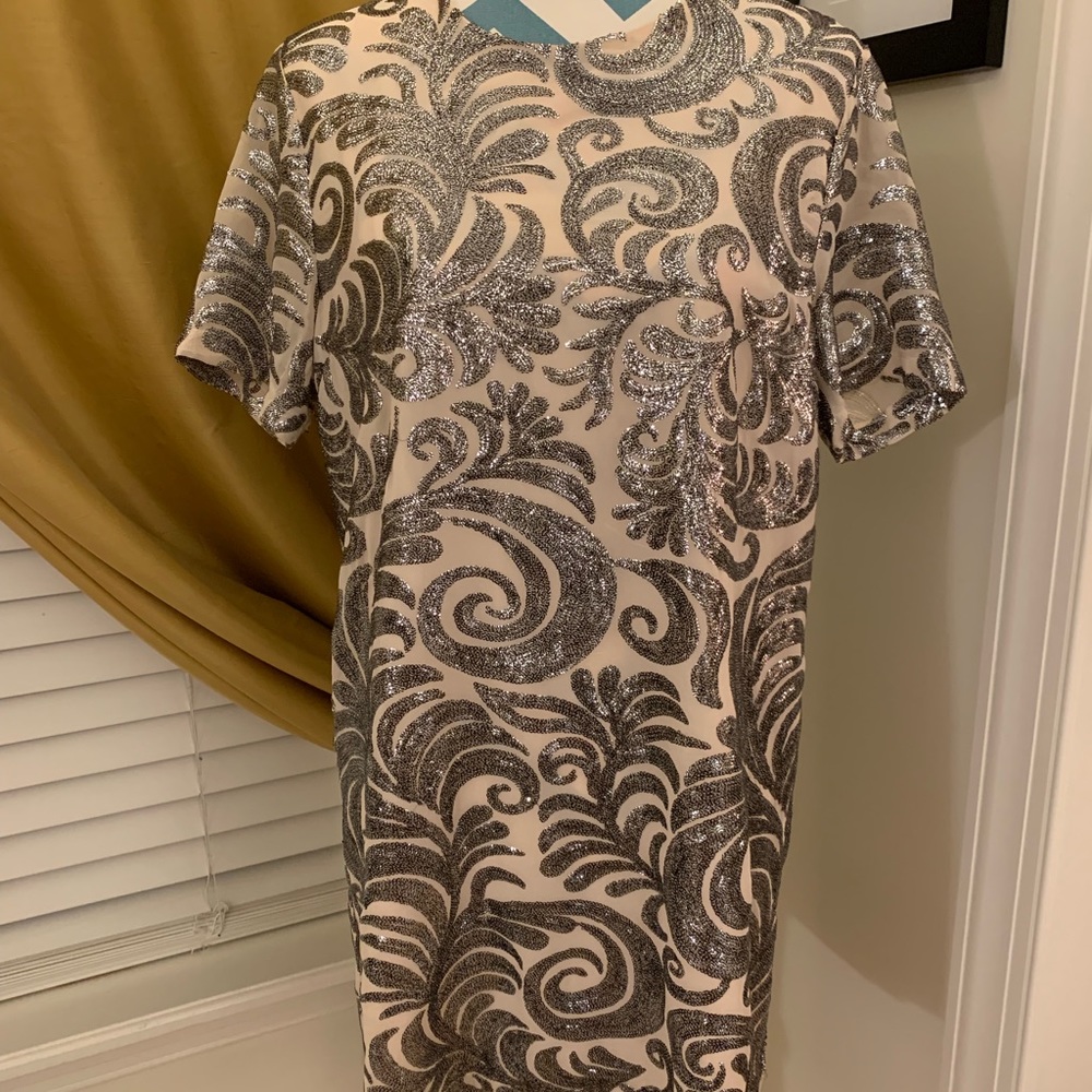 Sequin Shift Dress